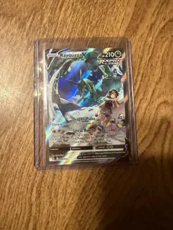 Pokemon TCG Evolving Skies Rayquaza V 194/203 Alternate Full Art Card NM - Image 1