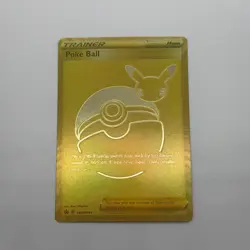 Pokemon Poke Ball SWSH146 Gold Celebrations Card Anniversary Edition NM - Image 3