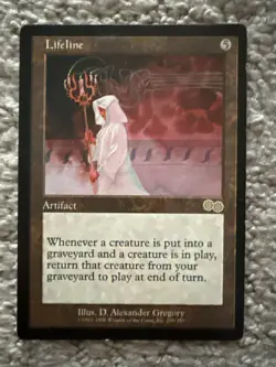 Lifeline Urza’s Saga Rare MTG EDH Combo Artifact Magic Card LP - Image 1