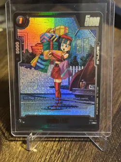 Bulla : GT FB09-114 Alternate Art Dual Evolution Dragon Ball Card English Fusion - Image 1