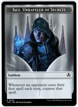 Human Wizard / Jace, Unraveler of Secrets - Token - Innistrad Remastered - MTG - Image 2