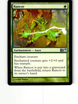 Rancor 185 Uncommon Magic 2013 (M13) Magic: The Gathering Lightly Played - Image 1