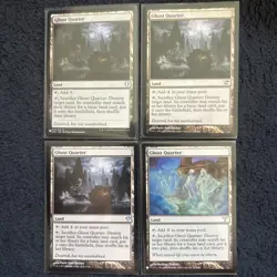 x4 Ghost Quarter. mtg Different Sets. x4 - Image 1