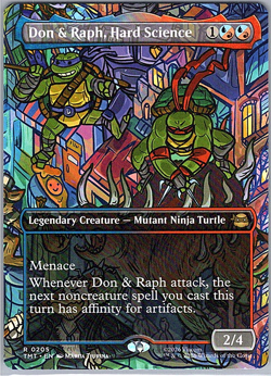 Don & Raph, Hard Science #205 Teenage Mutant Ninja Turtles Borderless Regular R - Image 1