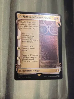 MTG - Of Herbs and Stewed Rabbit - Foil - Showcase Scrolls - LP - Image 1