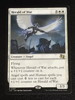 MTG Foundations Jumpstart Herald of War 0207 NM Rare - Image 1