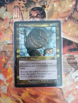 Wizards Psychatog 292/350 2001 Creature Blue Black Regular Edward P. Beard MTG - Image 1