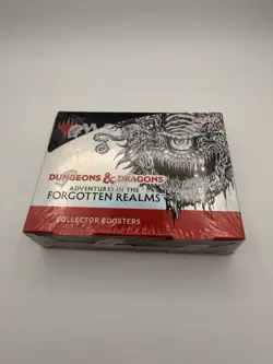 MTG 2021 D&D Adventures in the Forgotten Realms AFR Collector Booster Box Sealed - Image 1