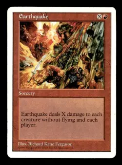 Earthquake 173 Rare Classic Sixth Edition Magic: The Gathering ~ HP - Image 1