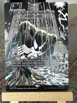 Reanimate—Magic The Gathering: Marvel’s Spider-Man Borderless Non-Foil M #0020 - Image 1