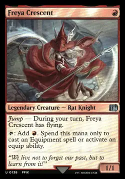 Freya Crescent FOIL Final Fantasy MTG NM+ - Image 1