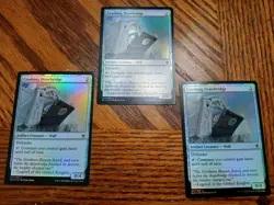 3x Crashing Drawbridge [Throne of Eldraine] Foil NM MTG Magic The Gathering - Image 1