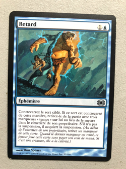 Mtg Carte Magic Future Sight Delay Retard French LP/MP - Image 1