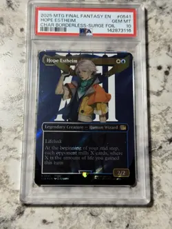 Hope Estheim SURGE FOIL FIN 541 PSA 10 GEM MINT (MTG Final Fantasy 2025) - Image 1
