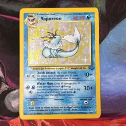 Pokemon Vaporeon Jungle Holo 12/64 - Image 2