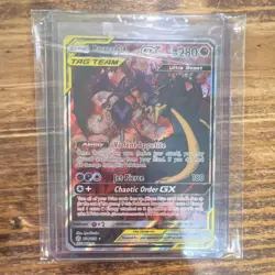 Pokemon Naganadel & Guzzlord GX TAG TEAM 224/236 Full Art Ultra Rare Holo - Image 1