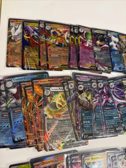 Pokemon Destined Rivals, Phantasmal, Prismatic Mega EX Holo Mix Lot 55x - Image 2