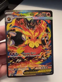 Pokemon TCG Mega Emboar EX 273/217 Ascended Heroes SIR | Fast Ship📦 - Image 1