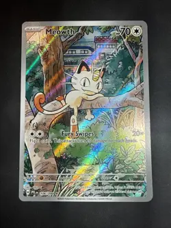 Pokemon TCG Phantasmal Flames #106/094 Meowth SIR - Image 1
