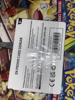 Pokemon Gengar GameStop Promo 050/088 PR 2026 English Sealed - Image 4