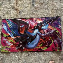 Pokemon Charizard Standard TCG Playmat 24x14in Rubber Non-Slip Multicolor - Image 1