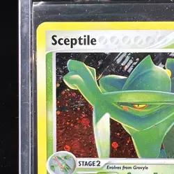 2005 Pokemon Sceptile 10/106 Holo Rare EX Emerald Vintage Holo - Image 3