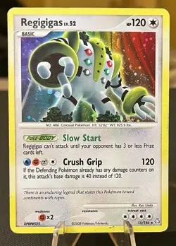 2008 Pokemon, Legends Awakened, #15/146 Regigigas, Holo Rare - Image 1