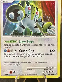 2008 Pokemon, Legends Awakened, #15/146 Regigigas, Holo Rare - Image 2
