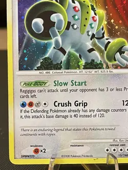 2008 Pokemon, Legends Awakened, #15/146 Regigigas, Holo Rare - Image 3