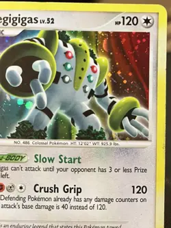 2008 Pokemon, Legends Awakened, #15/146 Regigigas, Holo Rare - Image 5