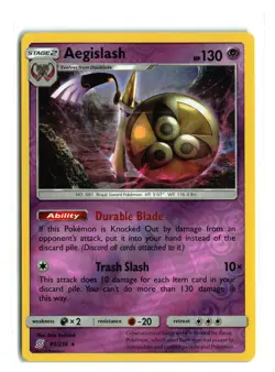 AEGISLASH 95/236 COSMIC ECLIPSE REVERSE HOLO POKEMON TCG NM-LP - Image 1