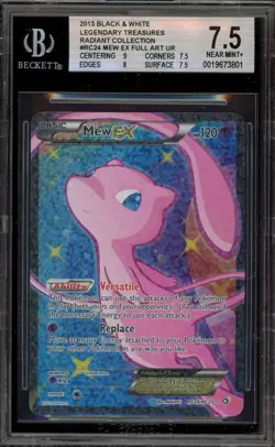 Pokemon Mew EX Legendary Treasures Radiant Coll. Full Art #RC24 BGS 7.5 - Image 1