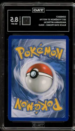 Pokemon Genesect Magearna Mythical Coll. Black Star Holo Promo XY196 TAG 8.5 - Image 2