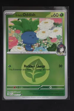 Pokemon Erika's Oddish (Energy Symbol Pattern) NM - ME: Ascended Heroes 001/217 - Image 1