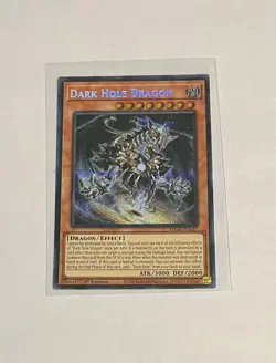 Yu-Gi-Oh! Dark Hole Dragon #MP24-EN117 1st Edition Prismatic Secret Rare (NM) - Image 1