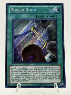 Power Bond LCGX-EN184 Secret Rare NM+ / MINT - Image 1
