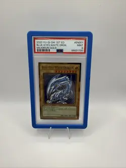 BLUE EYES WHITE DRAGON 2020 Yugioh 1st Edition - MAGO-EN001 Maximum Gold PSA 9 - Image 1