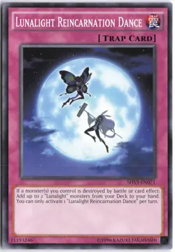 Yugioh - Lunalight Reincarnation Dance SHVI-EN071 Unlimited - Shining Victories - Image 1