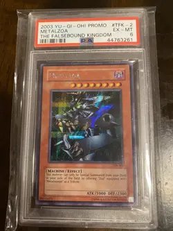 MetalZoa PSA 6 TFK-002 YU-GI-OH! The Falsebound Kingdom Promo 2003 - Image 1
