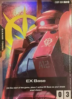 Gundam Card Game Ex Base CHAR'S ZAKU PROMO FOIL ENGLISH EXBP-004 Fast Shipping - Image 1