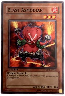 YuGiOh! - Blast Asmodian CDIP-EN016 1st Edition Common - Image 1