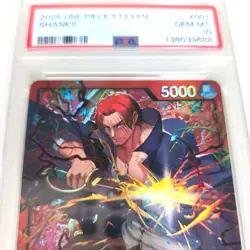 Shanks OP09-001 Alt Art Leader ST23 Starter Deck Foil Holo One Piece PSA 10 GEM - Image 3