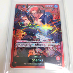 Shanks OP09-001 Alt Art Leader ST23 Starter Deck Foil Holo One Piece PSA 10 GEM - Image 4