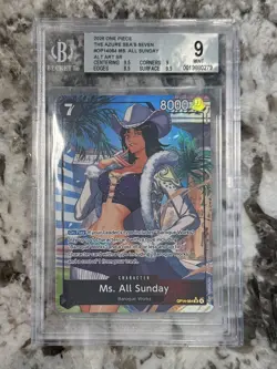 BGS 9 One Piece Ms. All-Sunday OP14-084 Alt Art SR Japanese PSA - Image 1