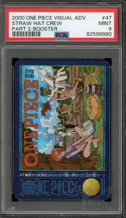 One Piece Bandai Straw Hat Crew Visual ADV. Part 2 #47 PSA 9 Mint - Image 1