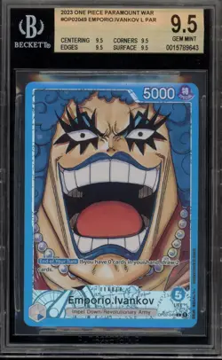 One Piece CCG Emporio.Ivankov Paramount Wat OP02-049 BGS 9.5 - Image 1