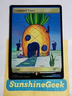 Command Tower (7012) (Rainbow Foil) Spongebob Secret Lair Drop Foil - Image 1