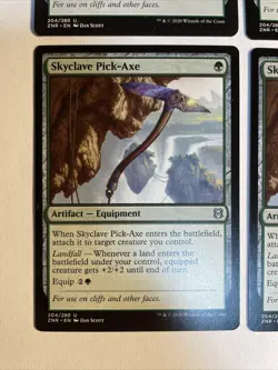 4x Mtg Zendikar Rising Skyclave Pick-Axe NM/M Magic The Gathering - Image 2