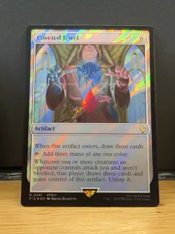 Mtg FIC Final Fantasy - Coveted Jewel -NM SURGE FOIL - Image 1