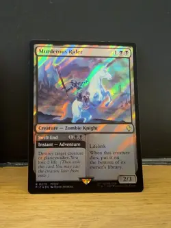 Mtg FIC Final Fantasy - Murderous Rider -NM SURGE FOIL - Image 1